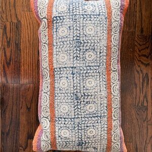 Colorful Patterned Throw Pillow